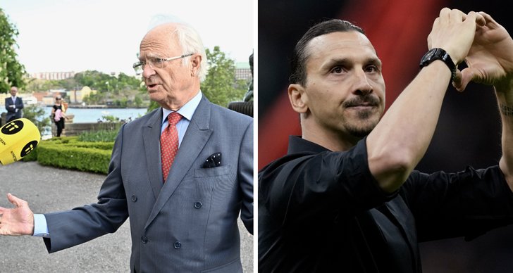Fotboll, TT, Kung Carl XVI Gustaf, Zlatan Ibrahimovic